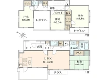 【神奈川県/横浜市青葉区荏子田】横浜市青葉区荏子田2丁目　中古戸建 間取り図