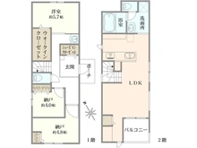 【東京都/大田区田園調布本町】大田区田園調布本町　中古戸建 間取り図