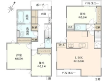 【神奈川県/川崎市宮前区平】宮前区平4丁目新築戸建 間取り図