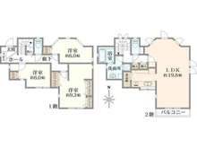 【神奈川県/横浜市青葉区すみよし台】横浜市青葉区すみよし台　中古戸建 間取り図