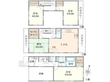 【神奈川県/綾瀬市大上】綾瀬市大上3丁目　中古戸建 間取り図