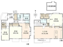 【神奈川県/横浜市泉区岡津町】横浜市泉区岡津町　中古戸建 間取り図