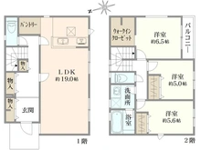 【神奈川県/川崎市宮前区神木本町】宮前区神木本町3丁目新築戸建3号棟 間取り図