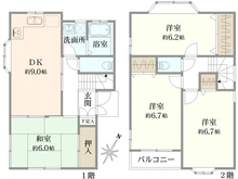 【神奈川県/横浜市緑区長津田】横浜市緑区長津田1丁目　中古戸建 間取り図