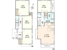 【神奈川県/川崎市多摩区南生田】川崎市多摩区南生田2丁目　中古戸建 間取り図