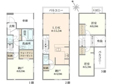 【神奈川県/川崎市多摩区菅馬場】川崎市多摩区菅馬場1丁目　中古戸建 間取り図