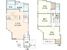 【神奈川県/藤沢市辻堂】藤沢市辻堂6丁目　中古戸建 間取り図