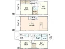 【神奈川県/川崎市宮前区初山】宮前区初山2丁目　新築戸建 間取り図