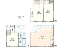 【神奈川県/横浜市都筑区池辺町】横浜市都筑区池辺町　中古戸建 間取り図