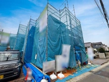 【神奈川県/川崎市宮前区野川本町】野川本町1丁目2号棟 建築中の外観：全4棟