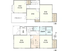 【神奈川県/横浜市旭区金が谷】横浜市旭区金が谷1丁目　中古戸建 間取り図