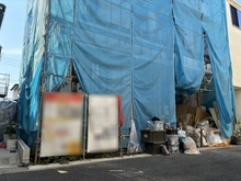 【神奈川県/川崎市高津区溝口】高津区溝口6丁目 新築戸建1号棟 建築中の外観