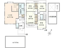 【神奈川県/川崎市高津区蟹ケ谷】川崎市高津区蟹ヶ谷 中古戸建 間取り図
