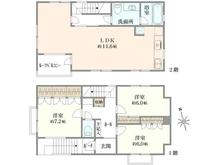 【神奈川県/川崎市宮前区宮前平】宮前区宮前平1丁目　中古戸建 間取り図