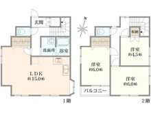 【神奈川県/横浜市緑区三保町】横浜市緑区三保町 中古戸建 間取り図