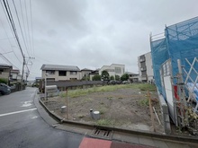 【神奈川県/川崎市中原区上小田中】中原区上小田中2丁目 新築戸建2号棟 現地（建築前）：全2棟・右の奥側