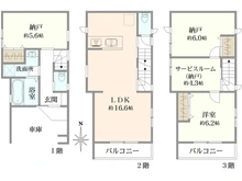 【神奈川県/川崎市宮前区平】宮前区平5丁目　新築戸建3号棟 間取り図