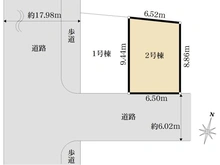 【神奈川県/川崎市宮前区野川本町】川崎市宮前区野川本町2丁目　新築戸建2号棟 区画図