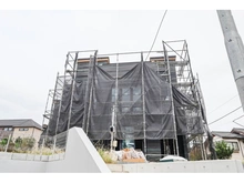 【神奈川県/横浜市都筑区南山田】都筑区南山田3丁目　新築戸建 建築中の外観