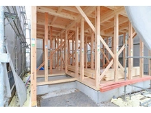 【神奈川県/川崎市高津区東野川】東野川二丁目　新築戸建 建築中の外観
