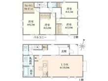 【神奈川県/川崎市高津区久末】高津区久末 新築戸建　9号棟 間取り図