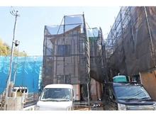 【神奈川県/横浜市緑区長津田】横浜市緑区長津田1丁目　新築戸建　1号棟 建築中の外観