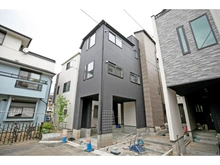 【神奈川県/川崎市中原区宮内】川崎市中原区宮内3丁目　新築戸建　1号棟 建築中の外観