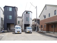【神奈川県/川崎市中原区宮内】川崎市中原区宮内3丁目　新築戸建　2号棟 建築中の外観
