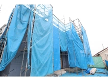【神奈川県/川崎市宮前区水沢】川崎市宮前区水沢3丁目　新築戸建　1号棟 建築中の外観