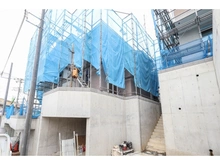 【神奈川県/川崎市宮前区水沢】川崎市宮前区水沢3丁目　新築戸建　4号棟 建築中の外観