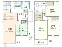【神奈川県/川崎市宮前区水沢】川崎市宮前区水沢3丁目　新築戸建　6号棟 間取り図