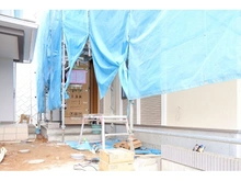 【神奈川県/川崎市宮前区水沢】川崎市宮前区水沢3丁目　新築戸建　7号棟 建築中の外観