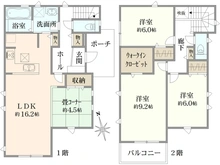【神奈川県/川崎市宮前区水沢】川崎市宮前区水沢3丁目　新築戸建　8号棟 間取り図