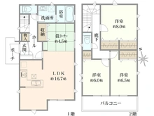 【神奈川県/川崎市宮前区水沢】川崎市宮前区水沢3丁目　新築戸建　9号棟 間取り図