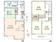 【神奈川県/川崎市宮前区水沢】川崎市宮前区水沢3丁目　新築戸建　10号棟 間取り図