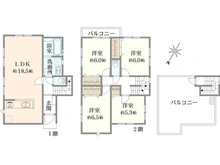 【神奈川県/川崎市宮前区野川本町】宮前区野川本町1丁目 新築戸建　4号棟 間取り図
