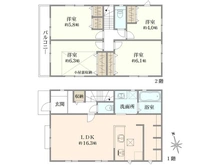【東京都/三鷹市上連雀】三鷹市上連雀9丁目新築戸建　3号棟 間取り図