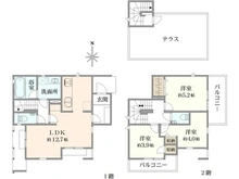 【東京都/武蔵野市境】＆RESORT HOUSE 武蔵境 新築戸建住宅 間取り図