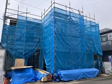 【東京都/三鷹市深大寺】三鷹市深大寺9期 建築中の外観