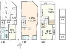 【東京都/武蔵野市境南町】武蔵野市境南町3丁目2期 間取り図