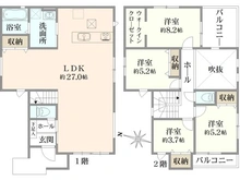 【東京都/三鷹市牟礼】KIS三鷹市 牟礼8期 間取り図