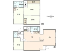 【東京都/三鷹市上連雀】三鷹市上連雀4丁目中古戸建 間取り図