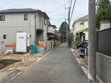 【東京都/三鷹市井口】三鷹市井口4丁目新築戸建 前面道路：公道西側　幅員4.0ｍ反対側