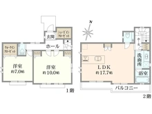 【東京都/杉並区善福寺】杉並区善福寺4丁目 新築戸建 間取り図