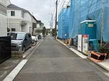 【東京都/西東京市南町】西東京市南町2丁目新築戸建　2号棟／全2号棟 前面道路：南西側 公道 4.0ｍ　反対側