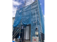 【東京都/杉並区高円寺南】杉並区清水3丁目新築戸建 建築中の外観