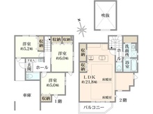 【東京都/国分寺市南町】国分寺市南町1丁目新築戸建 間取り図