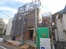 【東京都/練馬区石神井台】練馬区石神井台7丁目 新築戸建 建築中の外観