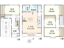 【大阪府/大阪市北区本庄東】大阪市北区本庄東2丁目 間取り図