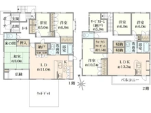 【東京都/大田区南馬込】大田区南馬込4丁目中古戸建 間取り図
